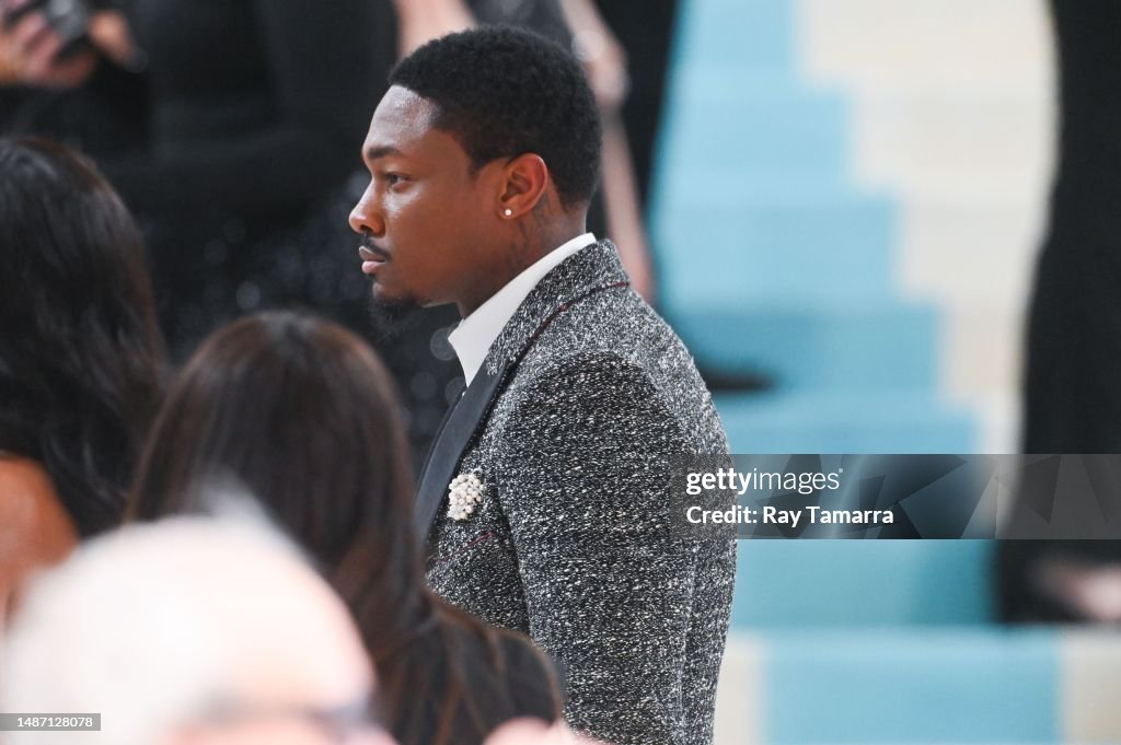 Stefon Diggs attends The 2023 Met Gala Celebrating "Karl Lagerfeld A Stefon Diggs attends The 2023 Met Gala Celebrating "Karl Lagerfeld A