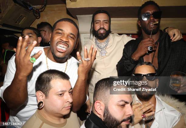 Asap Ferg, French Montana, Diddy and Maluma attend The After hosted by Diddy & Doja Cat powered by Ciroc Premium Vodka and DeLeon Tequila at Club...
