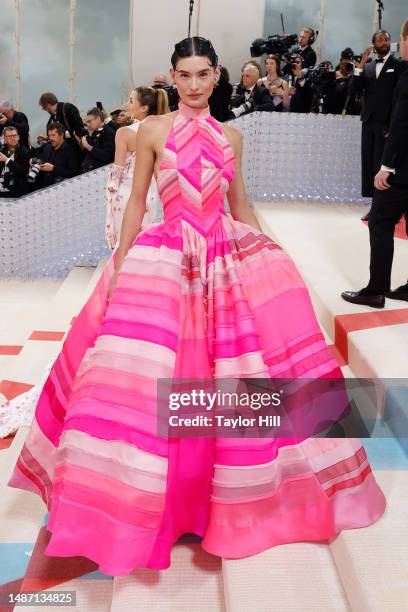 Grace Elizabeth attends the 2023 Costume Institute Benefit celebrating "Karl Lagerfeld: A Line of Beauty" at Metropolitan Museum of Art on May 01,...