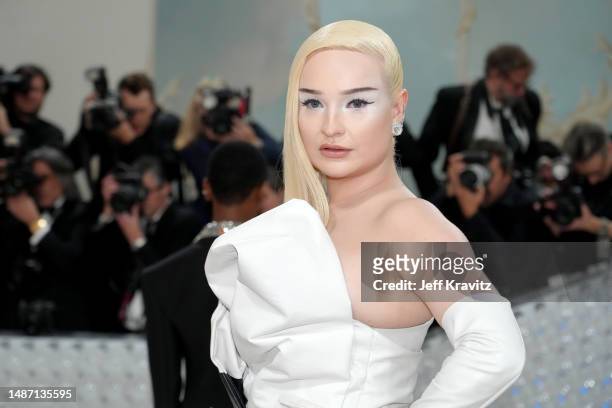 Kim Petras attends the 2023 Met Gala Celebrating "Karl Lagerfeld: A Line Of Beauty" at Metropolitan Museum of Art on May 01, 2023 in New York City.
