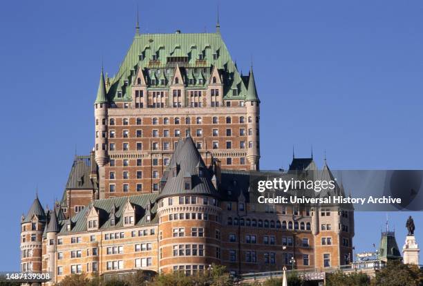 Chateau Frontenac, Quebec City, Quebec, Canada.