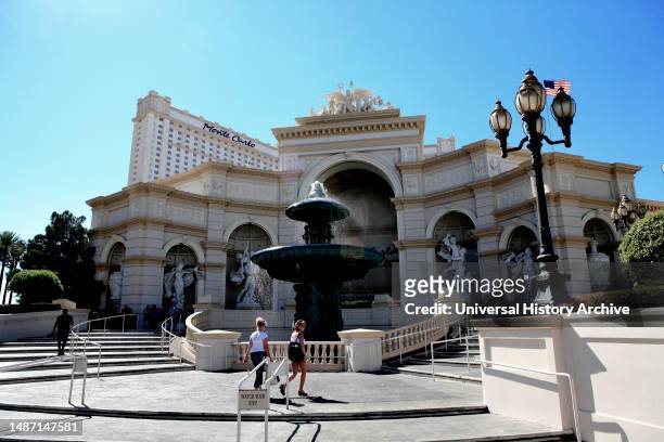 Monte Carlo Hotel And Casino, Las Vegas, Nevada, USA.