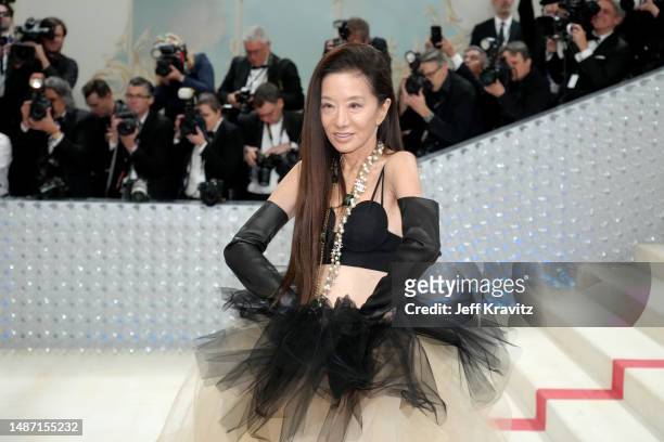 Vera Wang attends the 2023 Met Gala Celebrating "Karl Lagerfeld: A Line Of Beauty" at Metropolitan Museum of Art on May 01, 2023 in New York City.