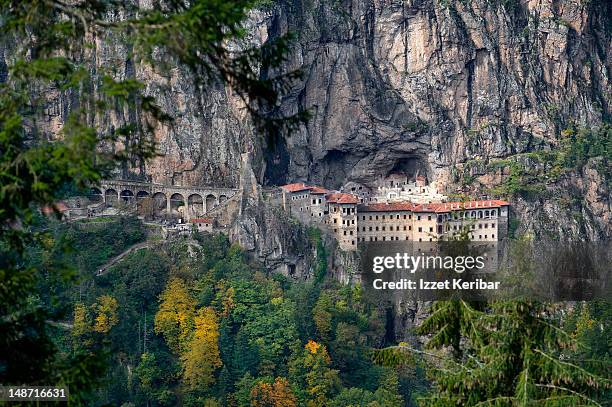 sumela monastery. - trabzon stock pictures, royalty-free photos & images