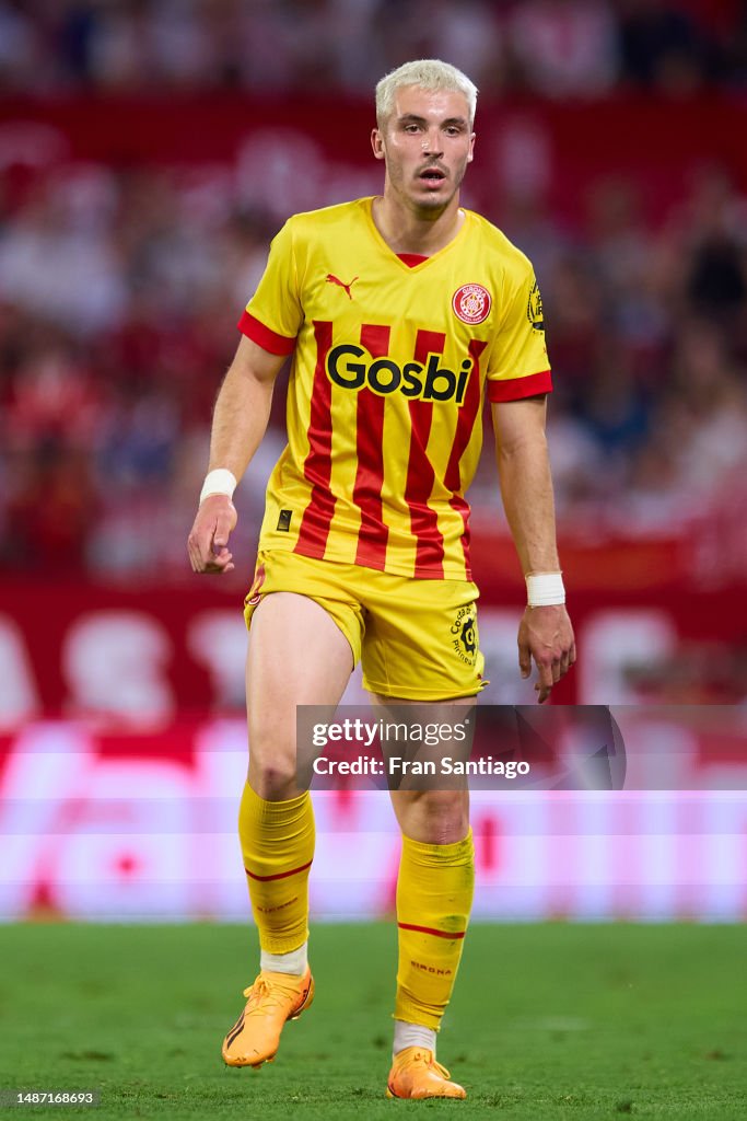 Valery Valery Fernandez of Girona CF looks on during the LaLiga Santander ...