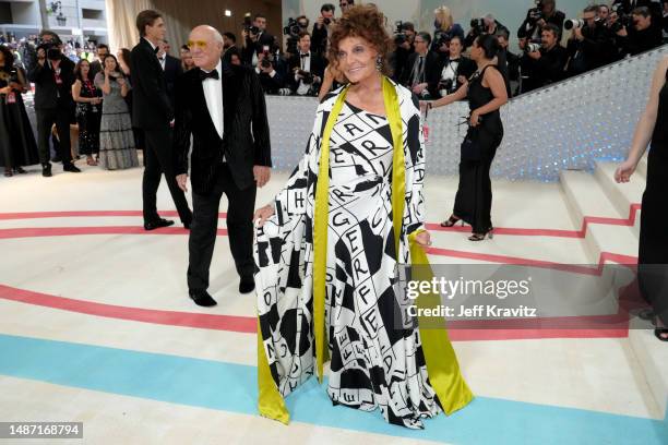 Diane von Furstenberg attends the 2023 Met Gala Celebrating "Karl Lagerfeld: A Line Of Beauty" at Metropolitan Museum of Art on May 01, 2023 in New...