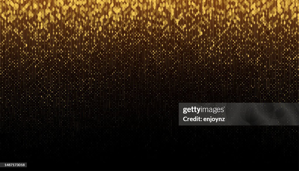 Golden glitter background