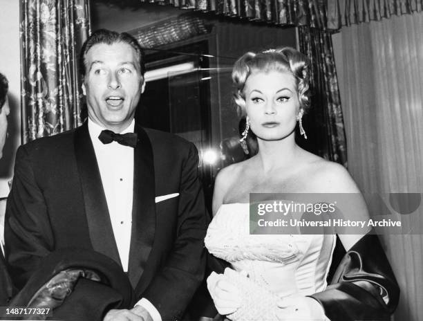 Anita ekberg, lex barker, 1961.