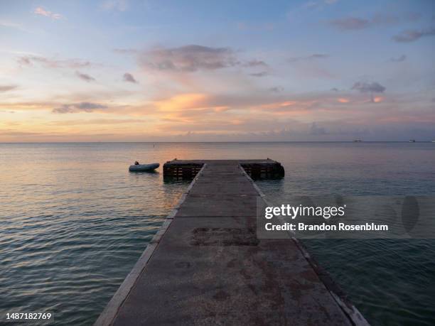 grand anse beach in the caribbean island nation of grenada - st george stock-fotos und bilder