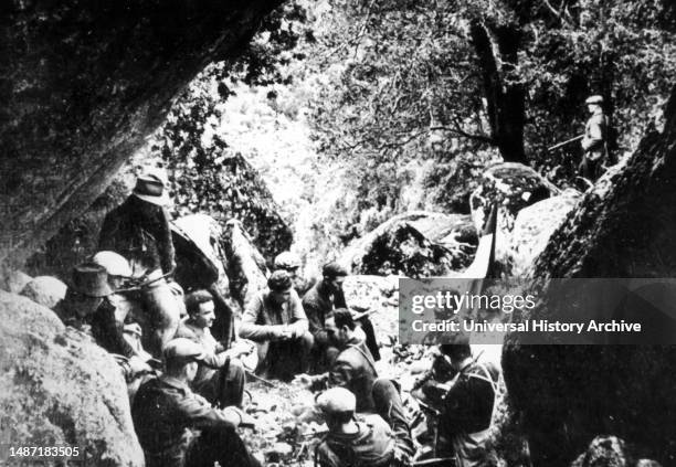 Partisans Gathered In The Mountains Of Piedmont, 1943.