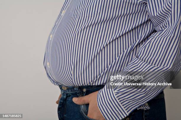 Man With Fat Stomach.