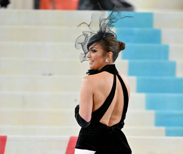 Jennifer Lopez attends The 2023 Met Gala Celebrating "Karl Lagerfeld: A Line Of Beauty" at The Metropolitan Museum of Art on May 01, 2023 in New York...