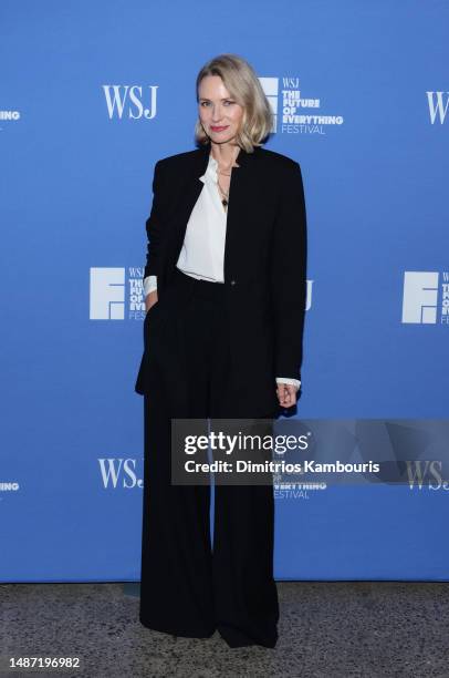 Naomi Watts attends The Wall Street Journal's Future of Everything Festival at Spring Studios on May 02, 2023 in New York City.