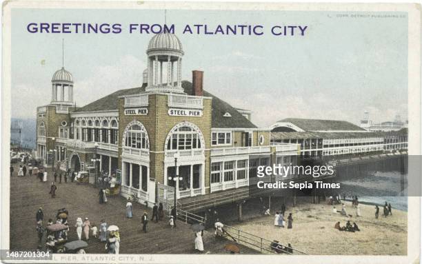Steel Pier, Atlantic City, N. J., still image, Postcards, 1898