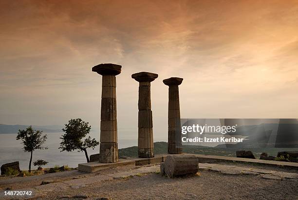 athena temple. - priene 個照片及圖片檔