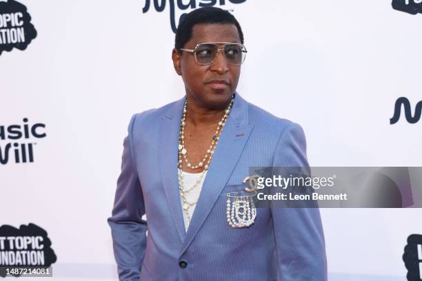 Babyface attends Music Will hosts 15th Annual Benefit Honoring BabyFace, Tom Morello and Idina Menzel at The Novo on May 02, 2023 in Los Angeles,...