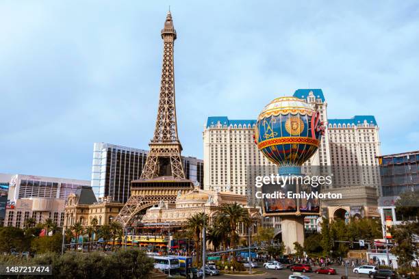 paris las vegas hotel and casino - nevada day stock pictures, royalty-free photos & images