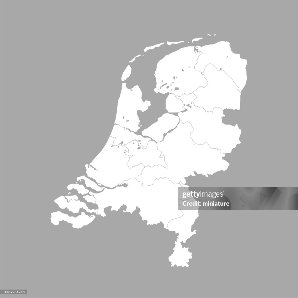 Niederlande Karte