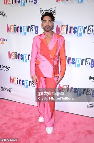 Kalyd Odeh attends the Los Angeles opening night performance of the musical "Hairspray" at Dolby Theatre on May 02, 2023 in Hollywood, California.