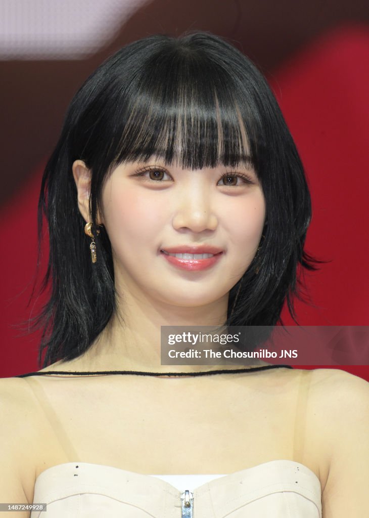 Chaewon Of K pop Girl Group LE SSERAFIM Is Performing During Their chaewon-of-k-pop-girl-group-le-sserafim-is-performing-during-their