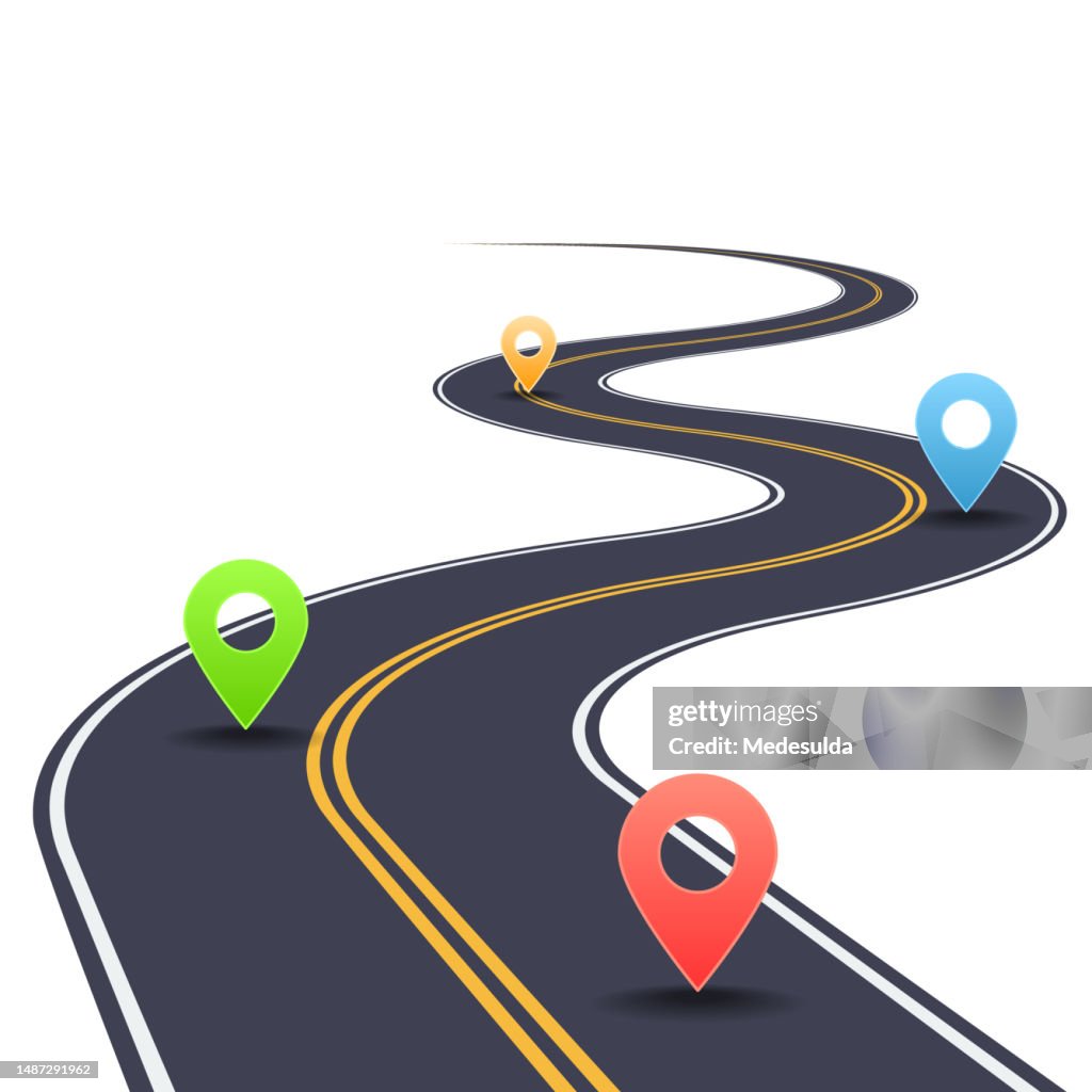 Road Map Icon