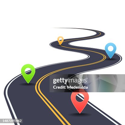 Road Map Icon Road Map Icon