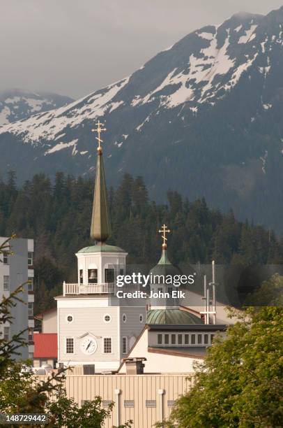st michael's russian orthodox cathedral. - russian orthodox stock pictures, royalty-free photos & images