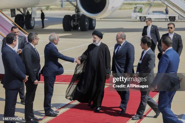 Iranian government delegation and Iran's President Ebrahim Raisi arrived in Damascus for a two-day visit at the official invitation of Syrian...