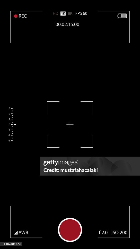 垂直ビデオ録画ディスプレイ