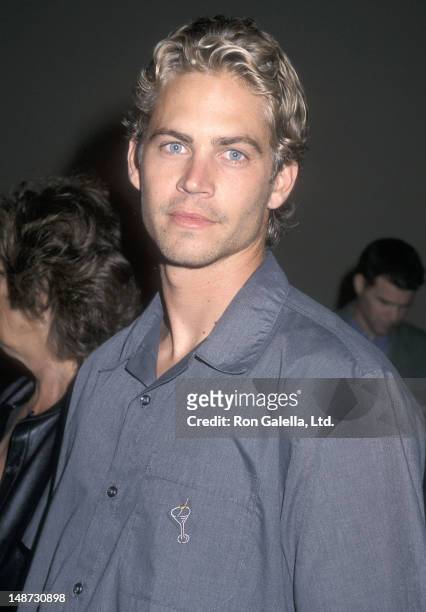 Actor Paul Walker attends the "Tigerland" Century City Premiere on October 3, 2000 at the Richard D. Zanuck Theatre, 20th Century Fox Studios in...