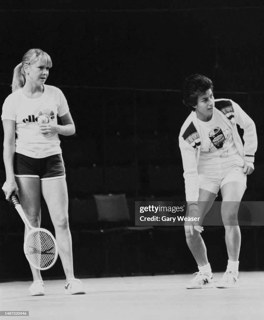 Sue Barker And Virginia Wade, 1980