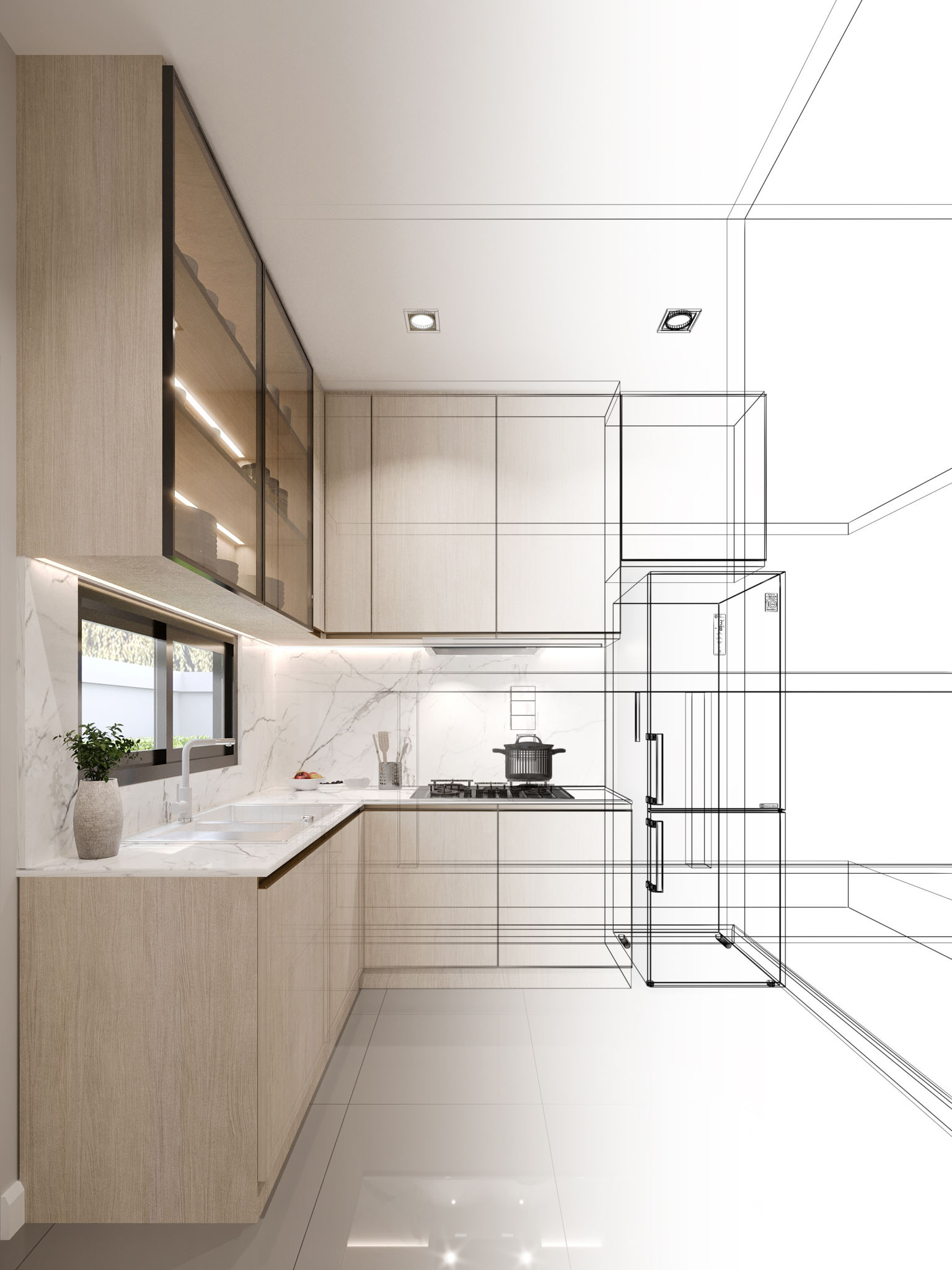 3D kitchen design