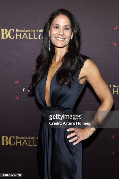 Tracy Wolfson attends the 2023 Broadcasting + Cable Hall Of Fame Gala at The Ziegfeld Ballroom on May 03, 2023 in New York City.