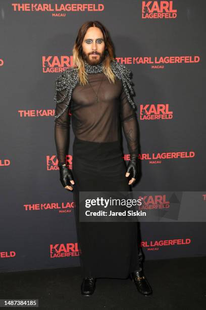 Jared Leto attends the Karl Lagerfeld Met Gala After Party at The Mark Hotel on May 01, 2023 in New York City.
