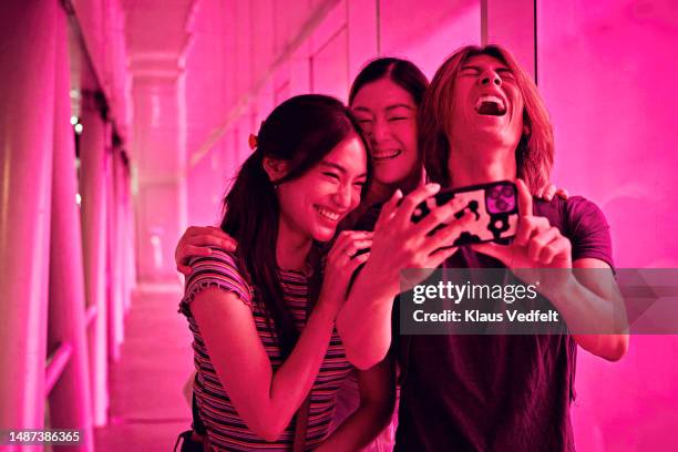 cheerful friends enjoying together during vacation - millennials having fun stock pictures, royalty-free photos & images