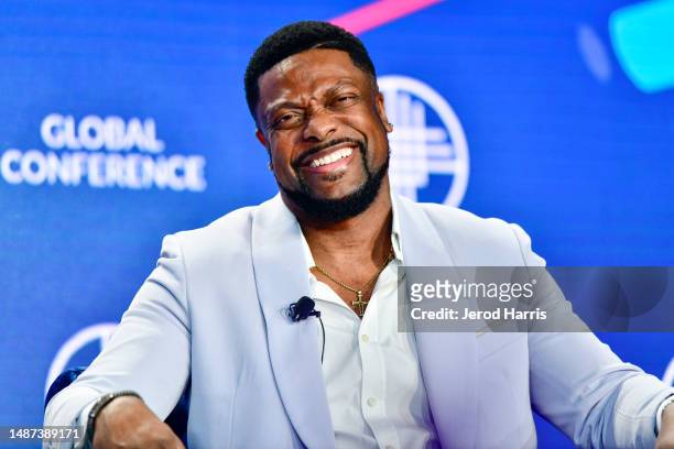 Chris Tucker attends the 2023 Milken Institute Global Conference at The Beverly Hilton on May 03, 2023 in Beverly Hills, California.