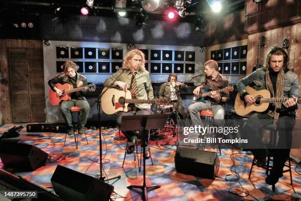 Collective Soul during studio performance on September 20th, 2006 in New York City.