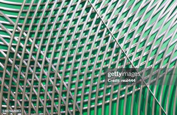 fence made of steel pipes - architecture close up stock pictures, royalty-free photos & images