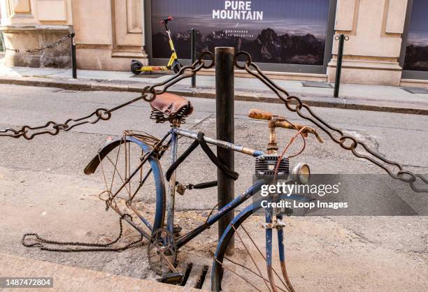 Rusty Bike Racks 34 Rusted Bike Frame Stock Photos, High-Res Pictures, and Images ...