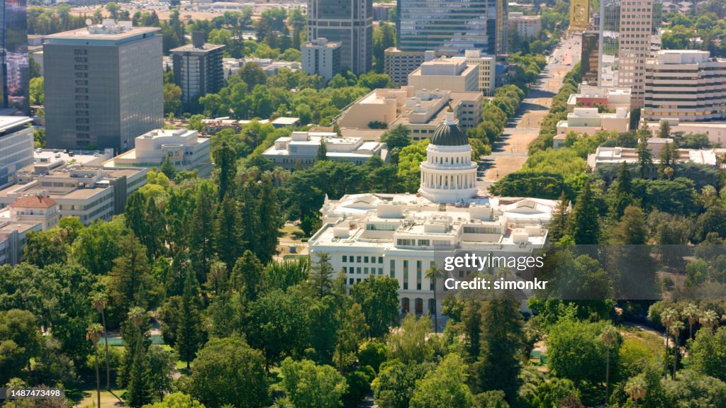 View of California State Capitol building