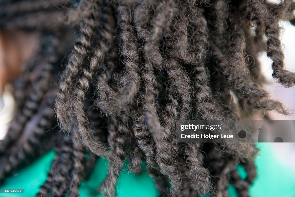 Rasta dreadlocks.