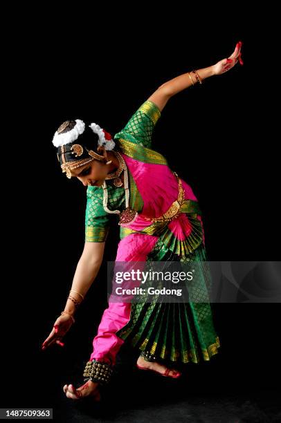 Bharata Natyam dancer in Paris, France.