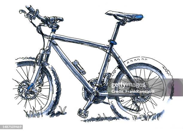 71 Mountain Bike Drawings Stock Photos, High-Res Pictures, and Images 71 Mountain Bike Drawings Stock Photos, High-Res Pictures, and Images