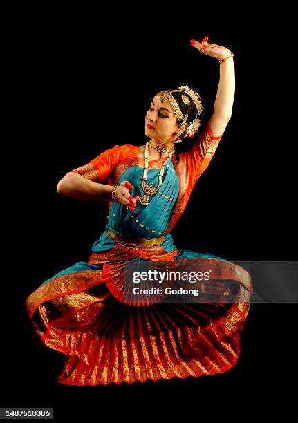 Bharata Natyam dancer in Paris, France.