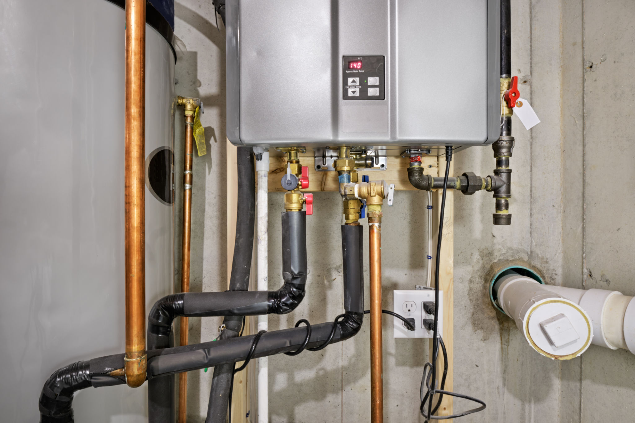 modern hot water system