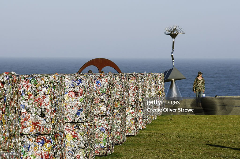 Sculpture by the sea.