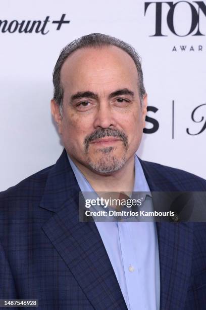 David Zayas attends the 76th Annual Tony Awards Meet The Nominees Press Event At Sofitel New York at Sofitel New York on May 04, 2023 in New York...