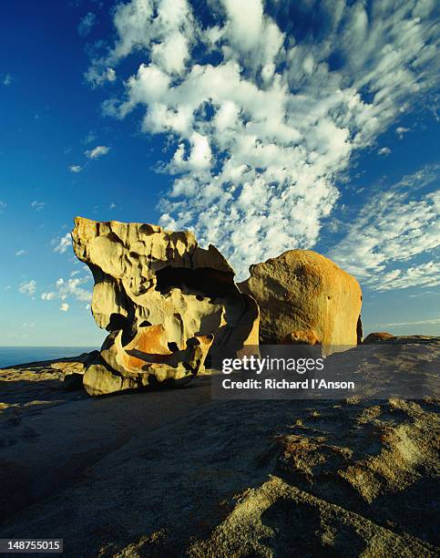 the remarkables, eroded rock formations. - kangaroo island imagens e fotografias de stock