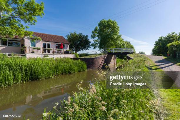 The Bridgwater and Taunton Canal at Creech St Michael.