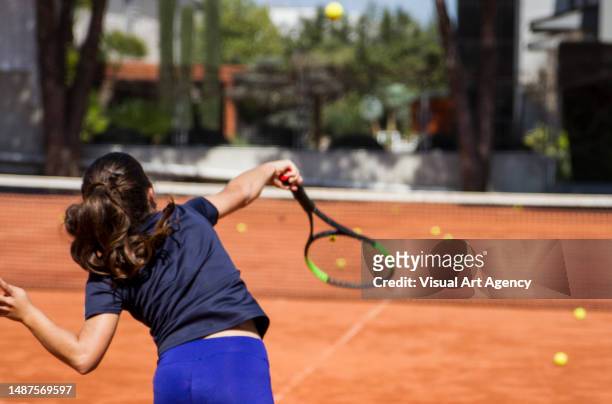 young tennis player - tennis club stock pictures, royalty-free photos & images